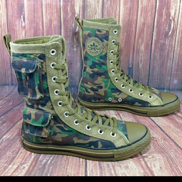 converse military boots